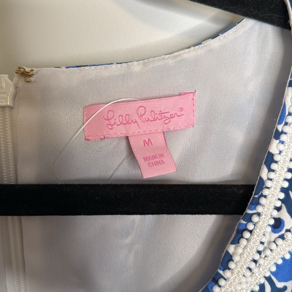 Lilly Pulitzer Julianna Tunic Dress in Indigo Chasing Tail - M - Picture 4 of 8